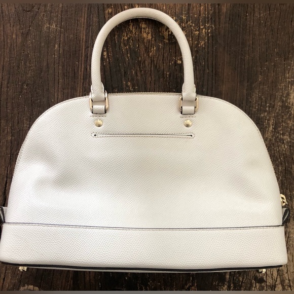 Coach Sierra Off White Cross Grain Leather Mini Bag - Picture 2 of 8